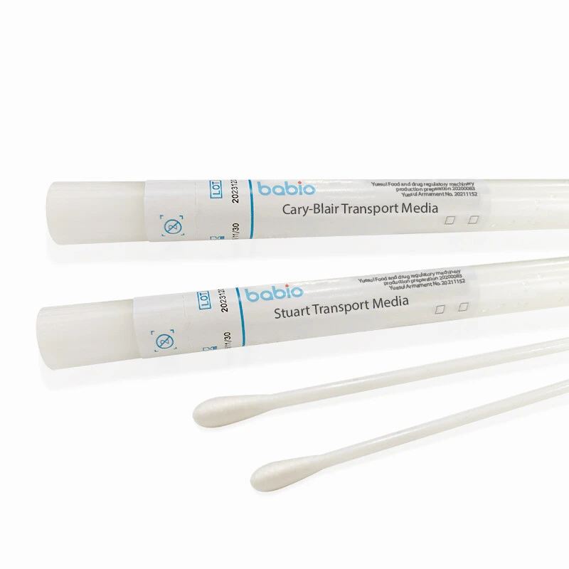 Mejora de los diagnósticos clínicos con los medios de transporte de Babio Amies, Stuart y Cary-Blair