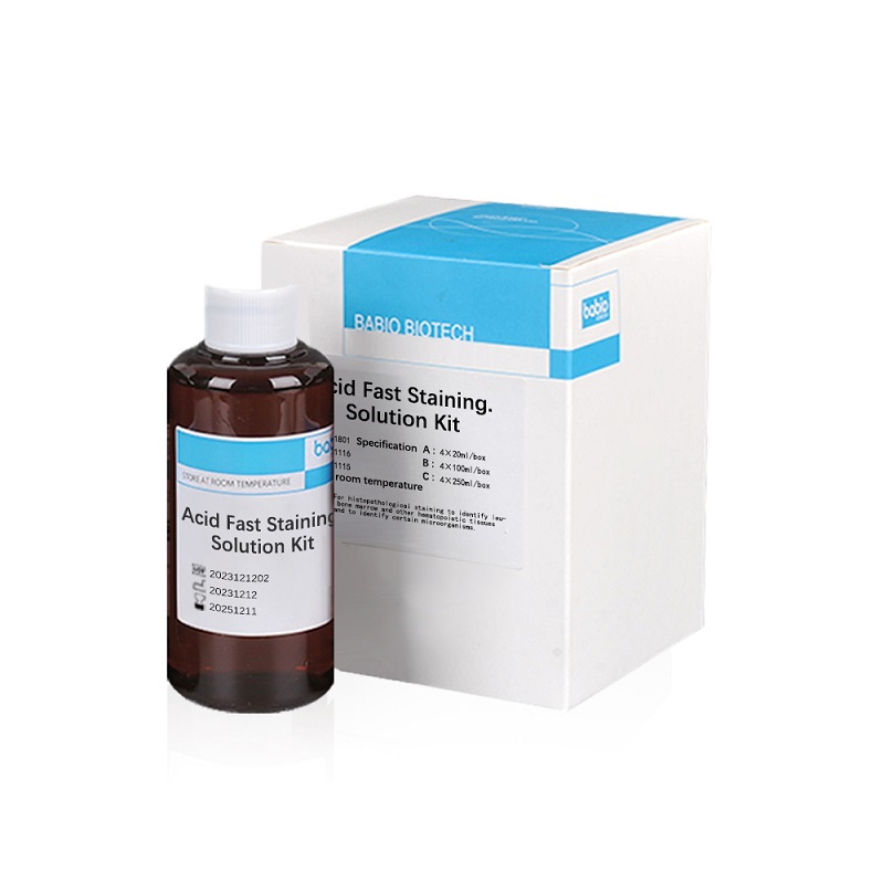 Kit de solución de tinción ácida rápida