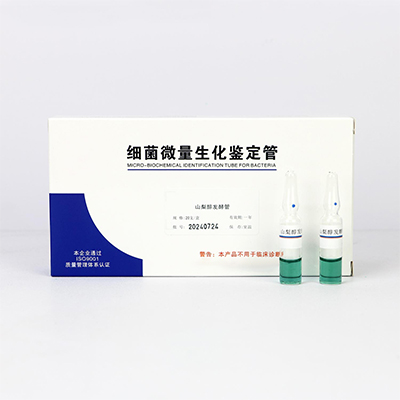 Tubo de fermentación de sorbitol