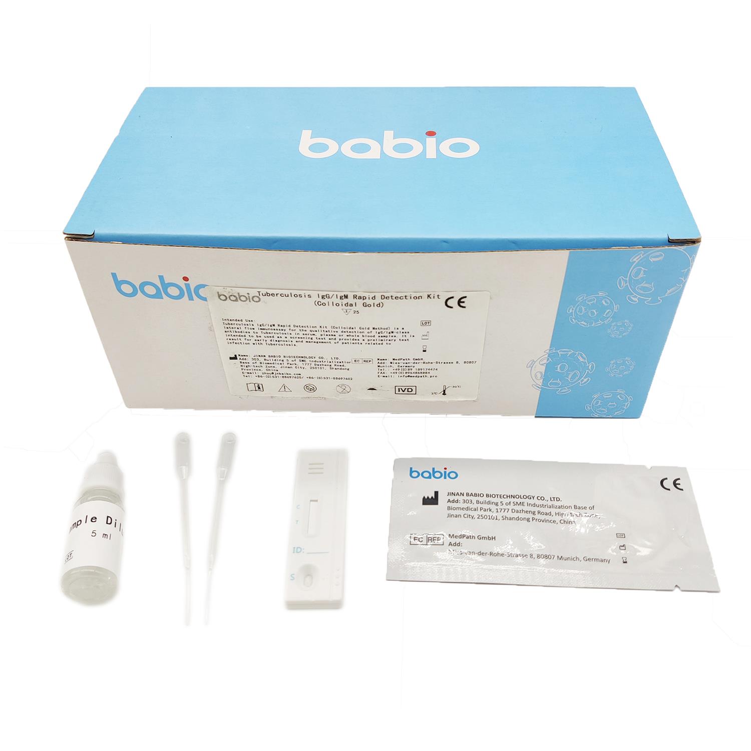 Kit de detección rápida de tuberculosis IgG/IgM